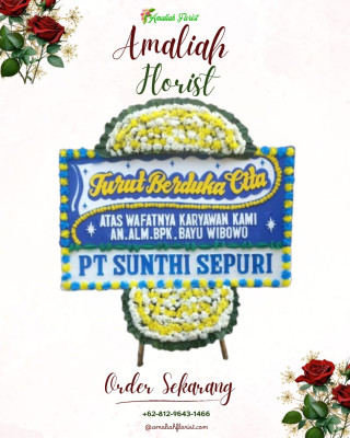 Papan Bunga Duka di Tlogorejo